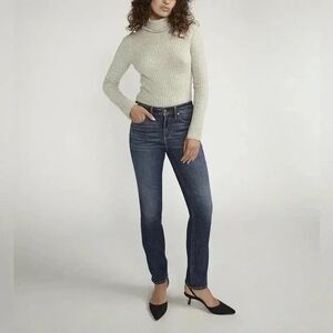 18 Silver High-Rise Avery Straight Leg